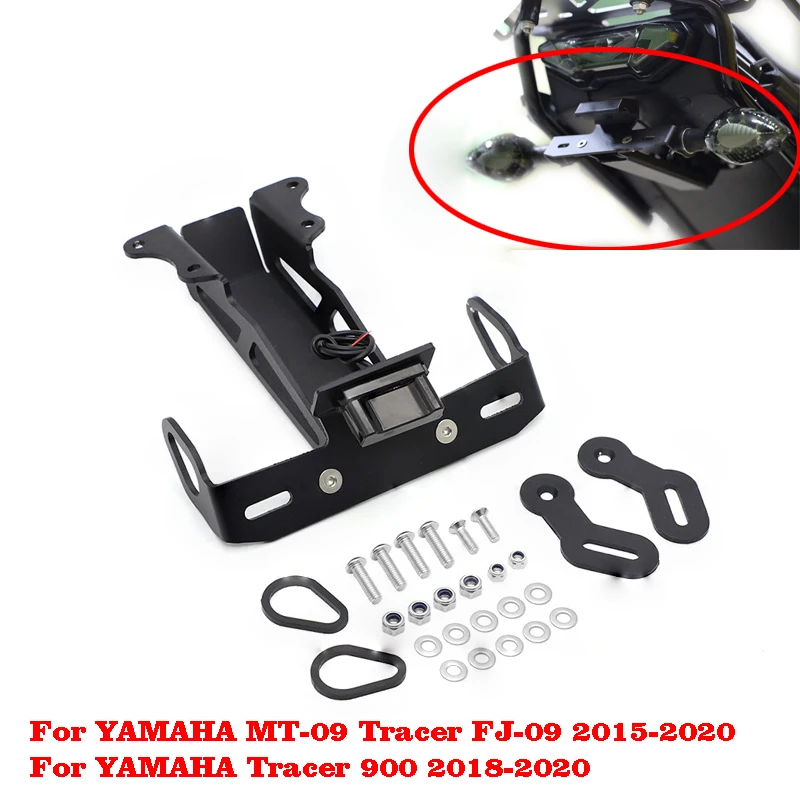Держатель заднего номерного знака кронштейн для крыла Yamaha Tracer 900 18 20/Φ MT09