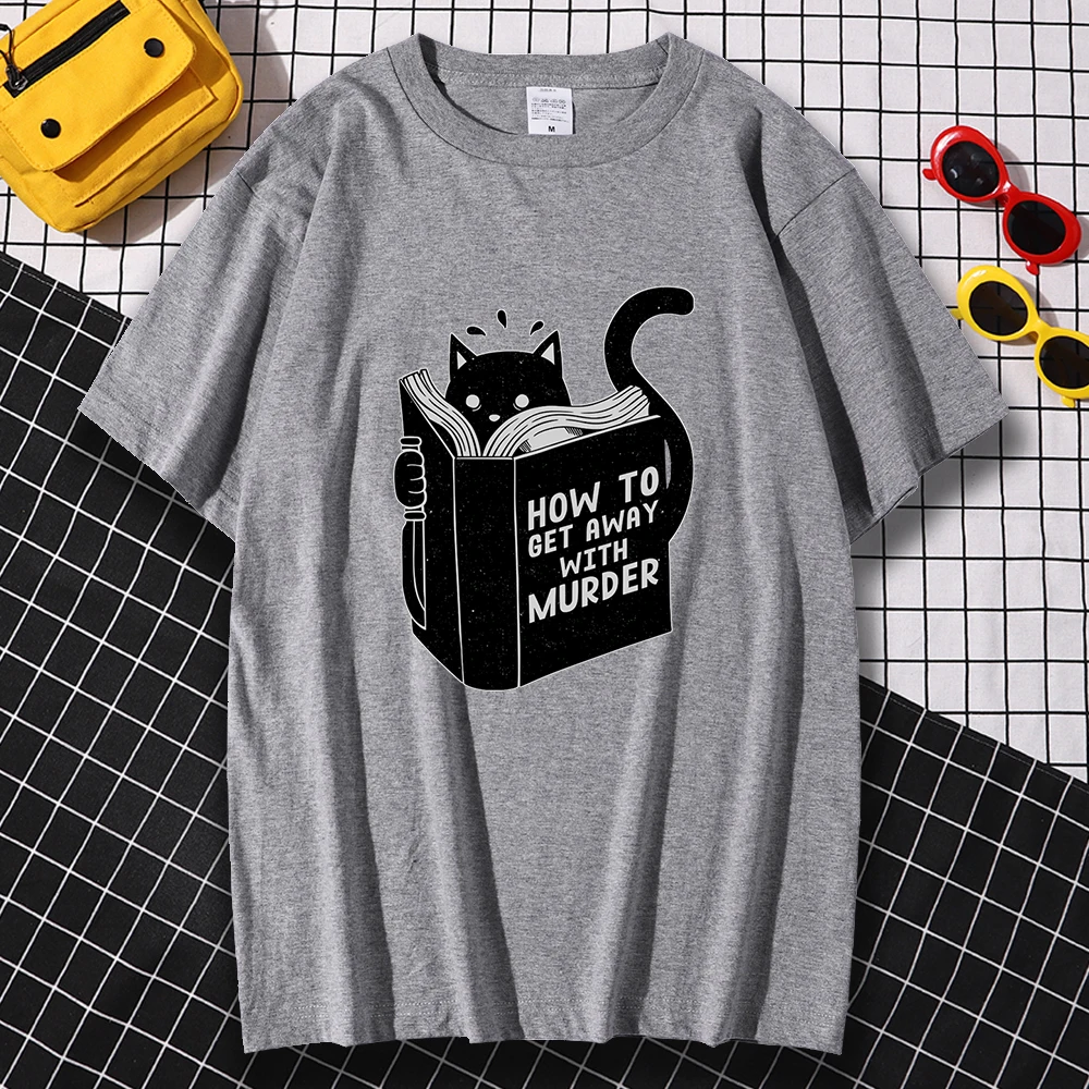 

Мужская свободная футболка с рисунком, повседневная креативная футболка с круглым вырезом, одежда с мультяшным принтом, лето