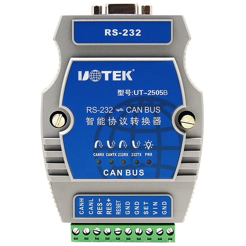 Convertidor de protocolo UT-2505B RS232 a CAN BUS, m&oacute;dulo de Bus CAN2.0 a puerto Serial-1