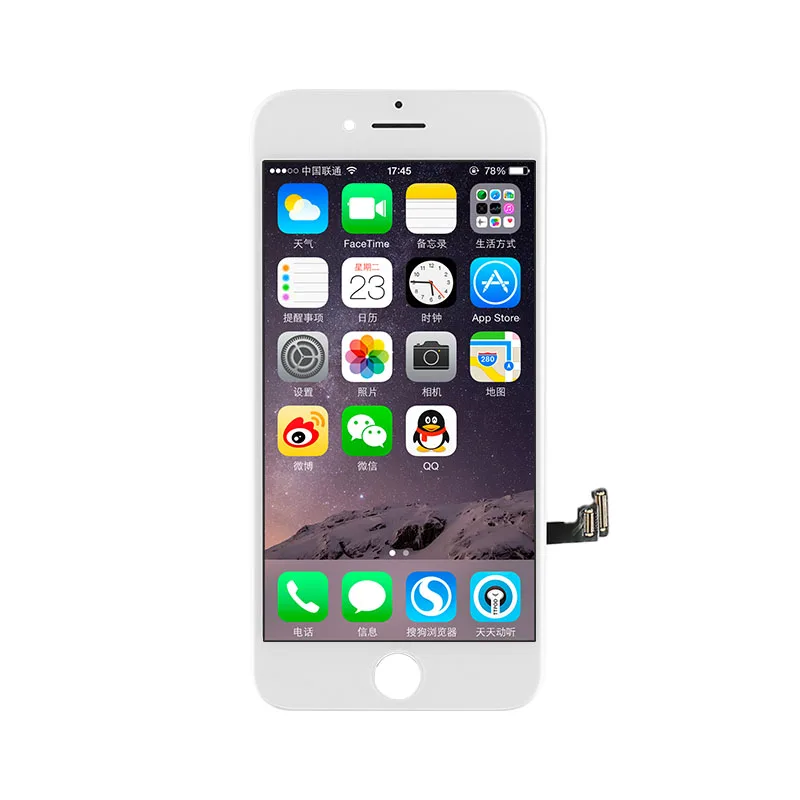 6 долларов США подарок + 100% протестированный сменный экран для iPhone 6S 8 ЖК-дисплей