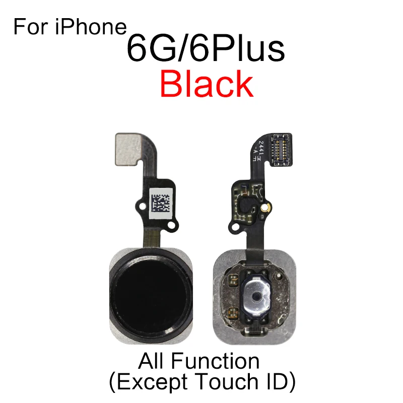 10 шт./лот кнопка Home с гибким кабелем для iPhone 6 6S Plus Menu Flex сборка запасные