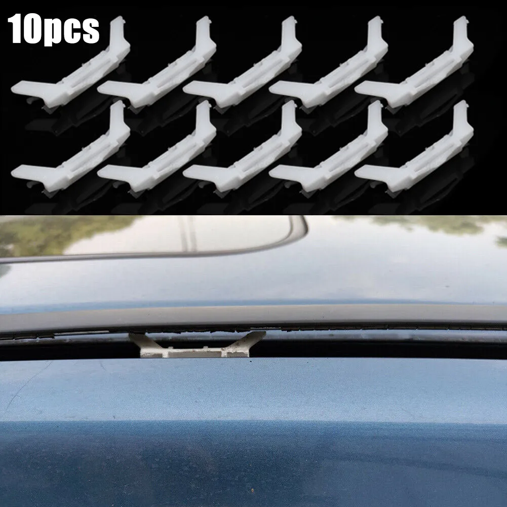 

Car Moulding Drip Rail Clips For Honda Roof Weather Strip 10pcs /set 2003-2007 Auto Quality Durable New Practical