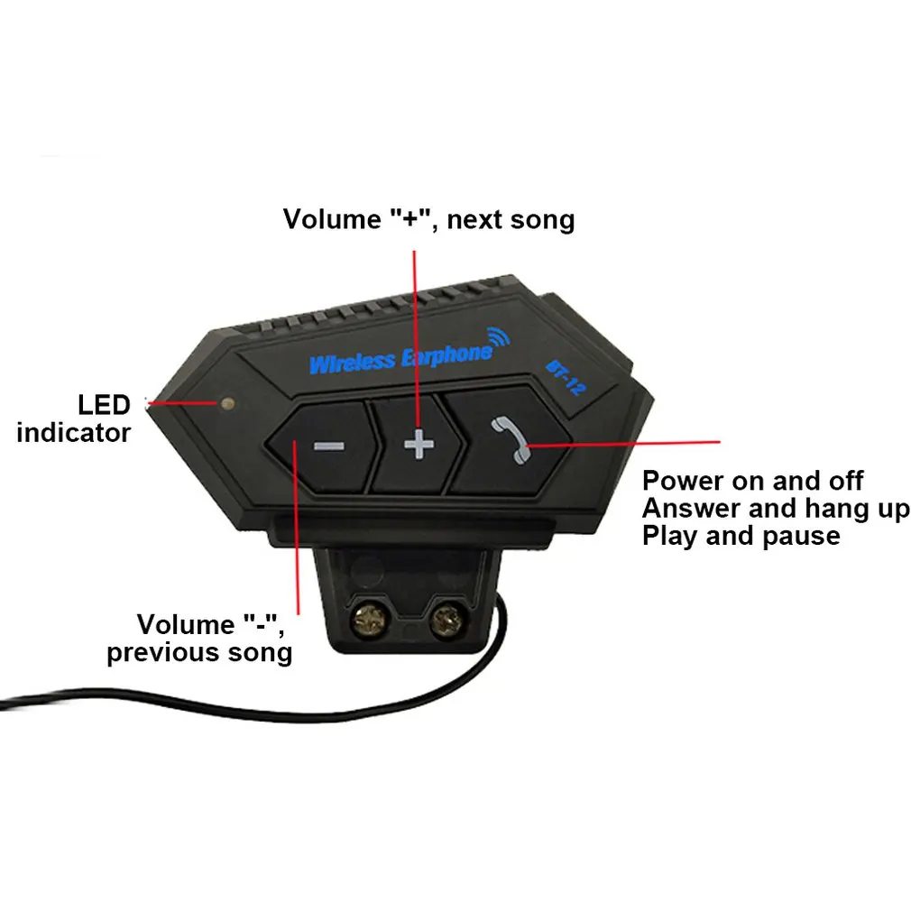 BT V4.1 + EDR переговорное bluetooth устройство для Шлемы гарнитуры динамики Поддержка