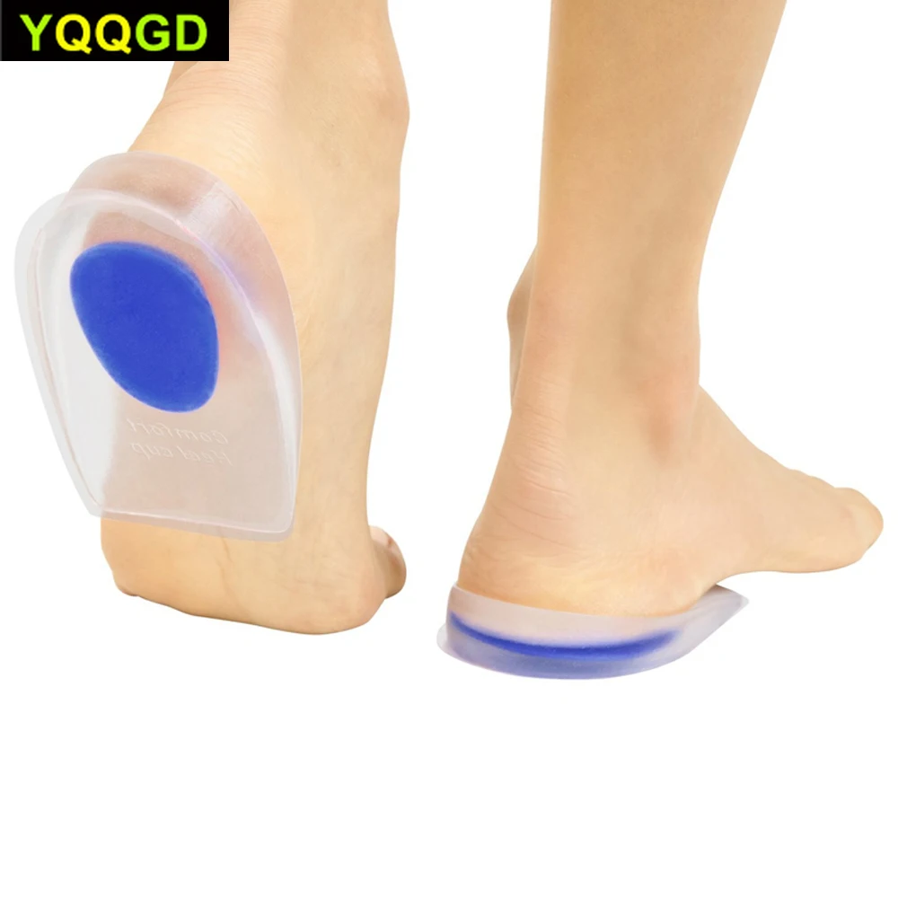 

1Pair Heel Cups Plantar Fasciitis Inserts Silicone Gel Heel Cup Pads for Heel Spur and Pain Relieve,Heel Inserts