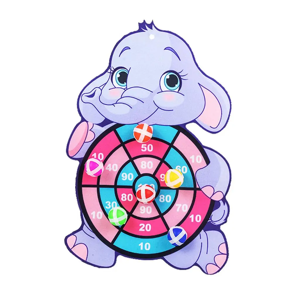 

Target Sticky Ball Dartboard Educational Board Games Garden Child Throw Party Outdoor Sports Indoor Cloth Toys