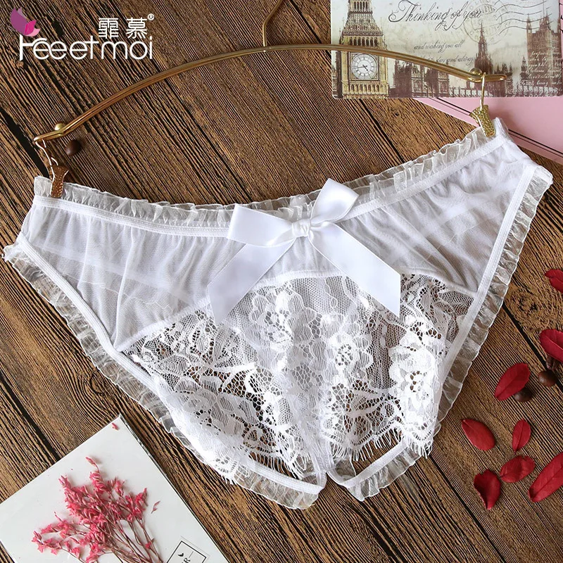Сексуальные кружевные трусики женские прозрачные трусики-стринги с заниженной