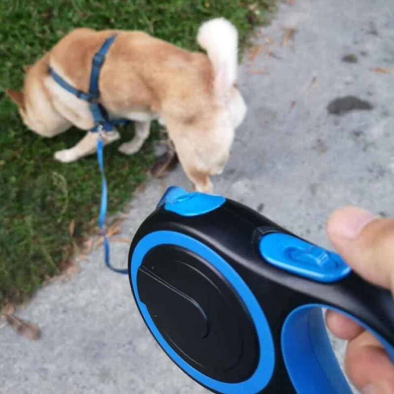 

3/5M Pet Leash for Small Medium Dogs Durable Nylon Retractable Dog Walking Leash Leads Automatic Extending Puppy Dog Leash Rope
