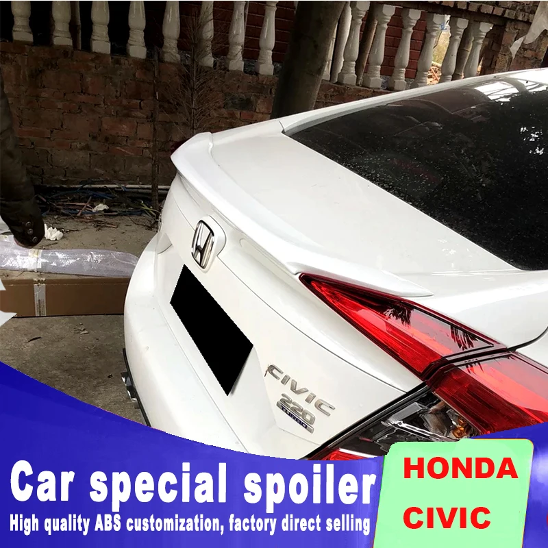 Золотистые кодовые режимы для honda civic 2016 2017 до Спойлеры Автомобильный задний