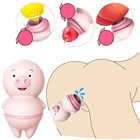 Милый свиной язык лижущий Вибратор Взрослый телефон мастурбатор анальный клитор массажер сосков Эротические товары секс-машина