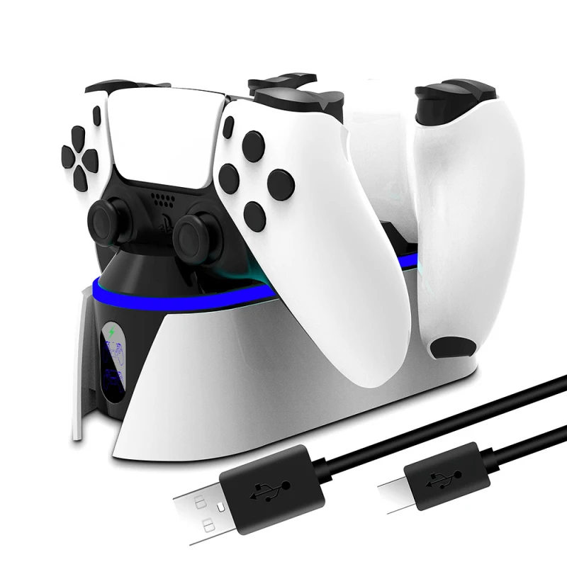 

High Quality Gamepad Controller Charger For PS5 Dual USB Handle Fast Charging Dock Station Stand Charger Fast Charger