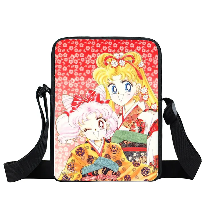 xkbmsn06 Аниме Сейлор Мун сумка-мессенджер SailorMoon Кристалл девушки мини-сумка на плечо женские сумки на каждый день Детские Школьные сумки Дети крест книжная сумка - Цвет: xkbmsn06