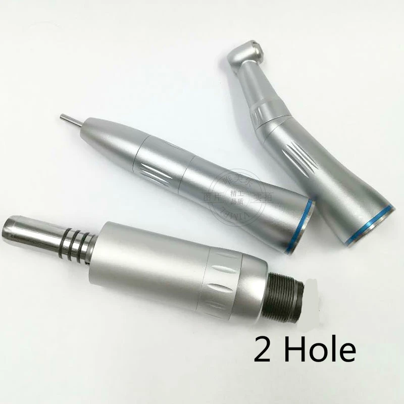 2hole kit Стоматологический микромотор внутренний водный Медленный наконечник прямая E-кисть типа мотор микродвигатель для зуботехнической лаборатории Полировальный Инструмент 4 отверстия - Цвет: 2hole kit