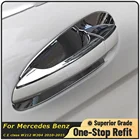 Для Mercedes Benz C E class W212 W204 2010-2015 ABS хром автомобильная наружная Дверная ручка Крышка отделочные полосы 8 шт.компл.