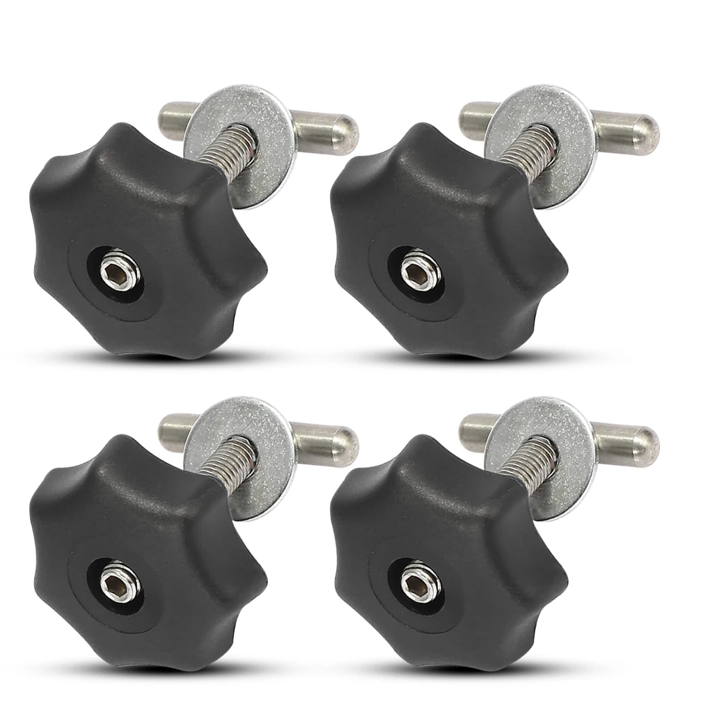

4 Pieces Car Locking Rail Metal Plastic Nuts Bolts 50mm High Strength Perfect Fit Mounting Accessories Replacing Parts