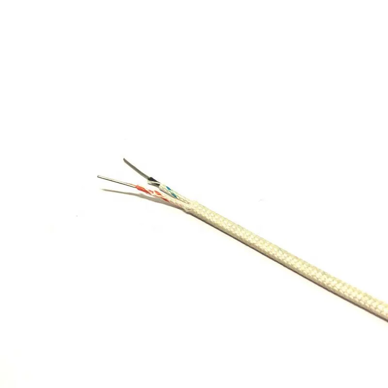 Термостойкий и водонепроницаемый провод термопары из стекловолокна ПТФЭ типа K