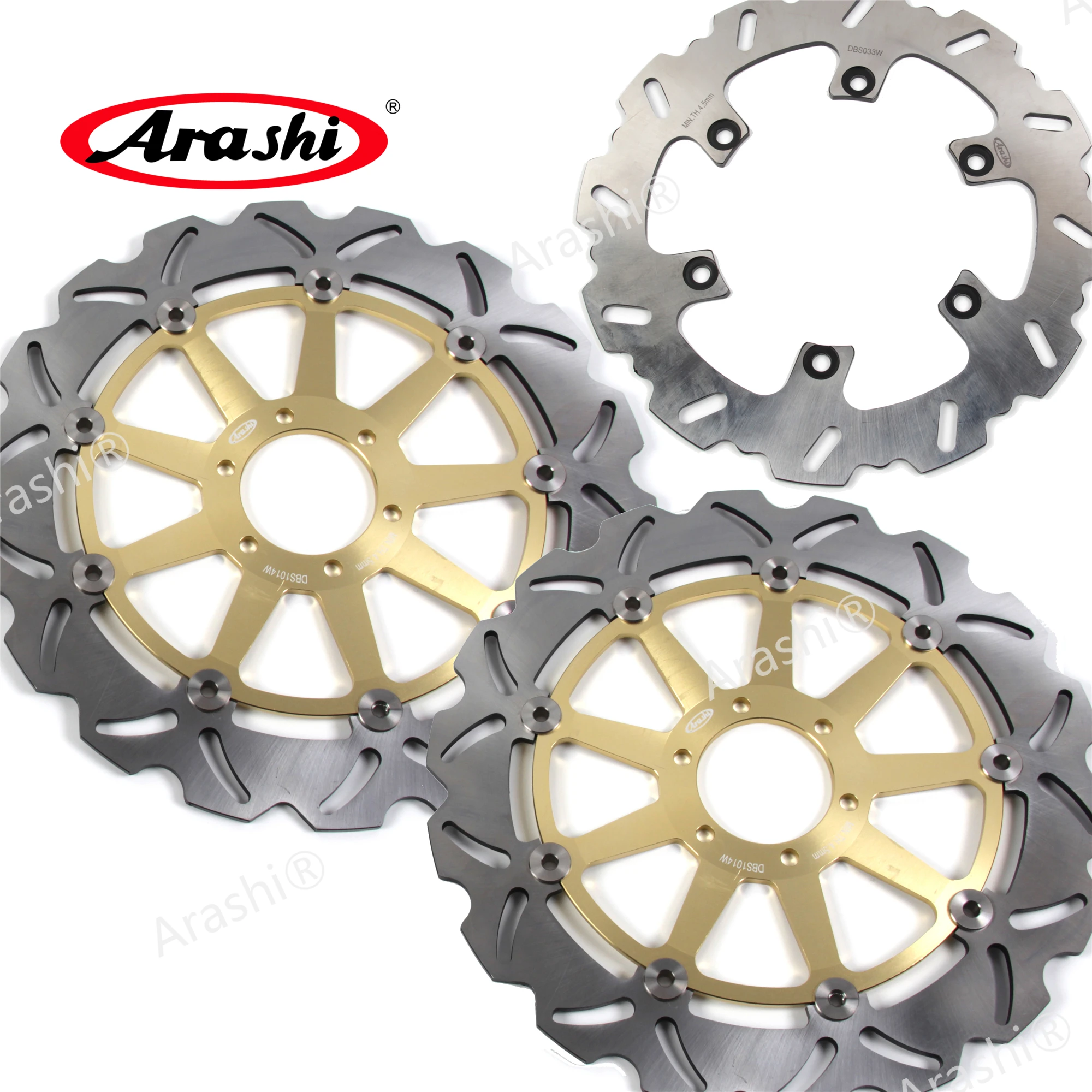 ARASHI для YAMAHA FZR1000 GENESIS CNC передние и задние тормозные диски FZR 1000 1987 1989 1988 фреза