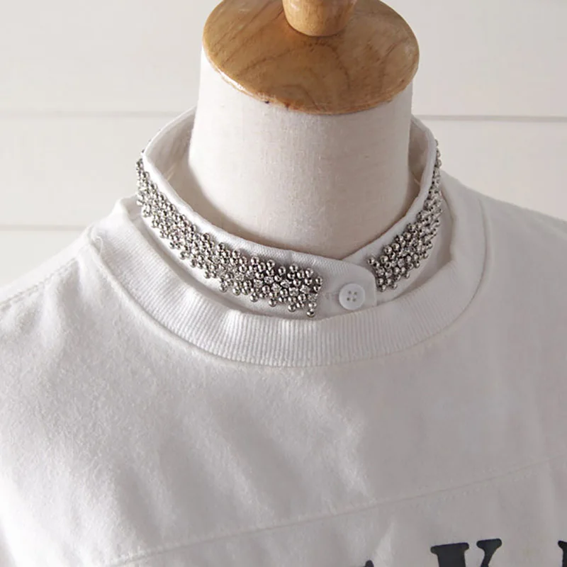 Весенний ложный воротник женские бусины подставка Bluz для аксессуаров одежда