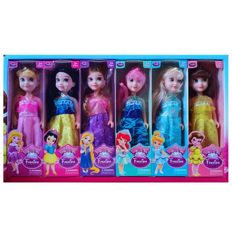 25 см Дисней София Белоснежка колокольчик длинные волосы принцесса кукла костюм