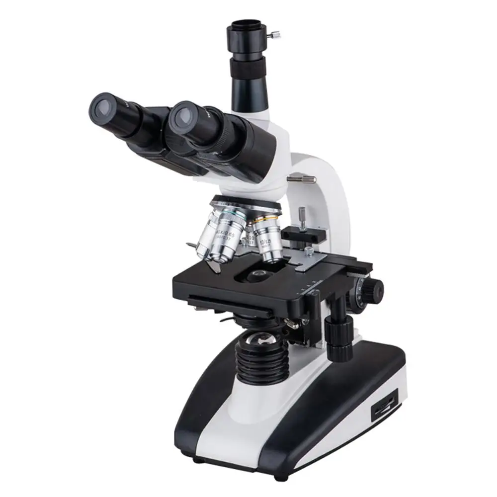 Lab Trinocular Microscopes Biological Student Microscope with LED Lamp | Инструменты