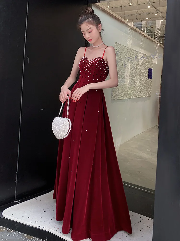 

Ручной работы из бисера QiapoTemperament Cheongsam элегантный Вечеринка платья королевский синий овальный вырез Банкетный Vestido De Festa Vestidos