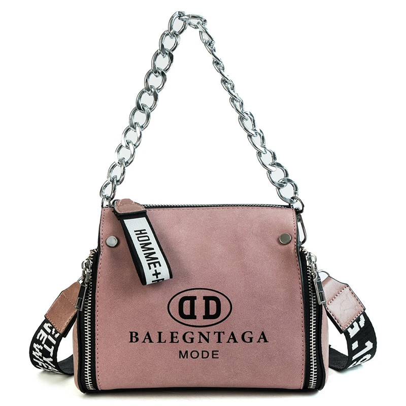 Кожаная сумка мессенджер новинка 2019 модные женские сумки с буквенным принтом