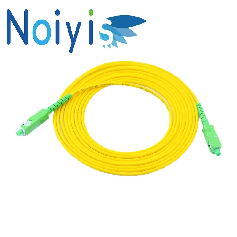 10 шт./партия SC SC/APC 3 0 мм 1 м Перемычка одномодовый одиночный рабочий волокно FTTH 9/125um