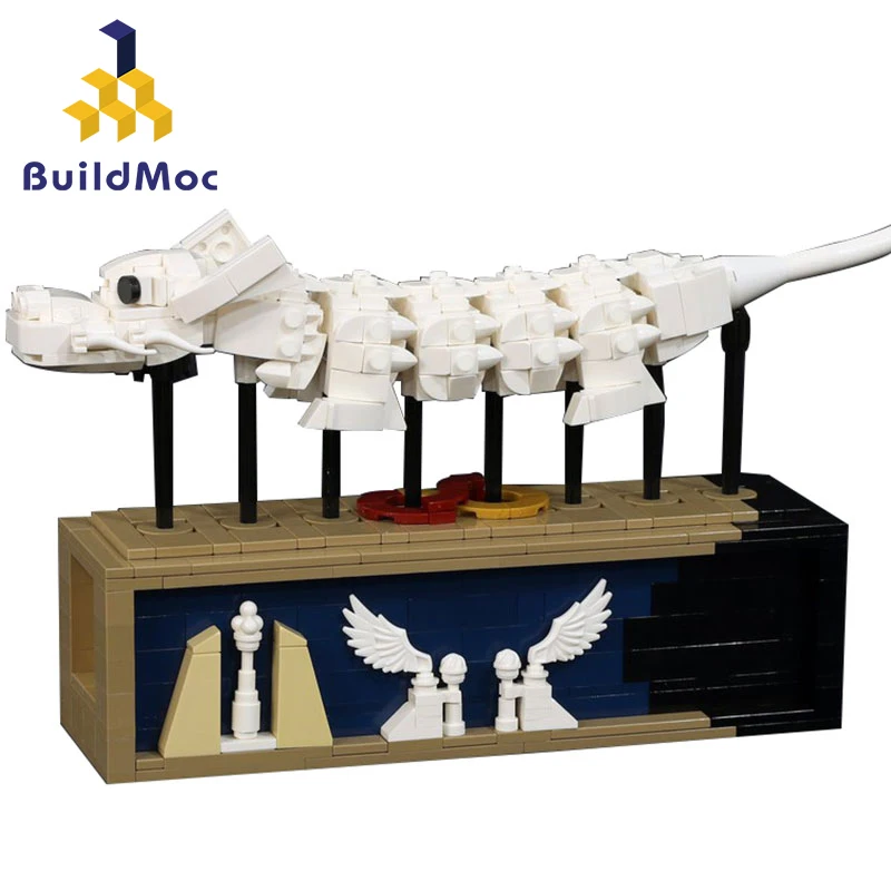 

Buildmoc Chinatown, конструктор с изображением праздничного храма, ярмарки дракона, танца, город, полет дракона, игрушки