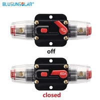 150a 100a 80a 60a 50a 40a 30a 20a 12v 24v dc resettable circuit breaker resettable insurance for solar photovoltaic connector