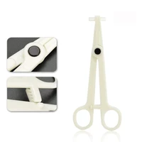 disposable piercing clamps set 10pcs plastic piercing clamps septum forceps body piercing plier piercing tool supply for ear lip
