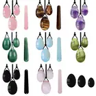 Натуральные яичные вагинальные шарики из нефрита, йони-палочка, вагинальный подтягивающий Массажный мяч, шарики Кегеля, тренажер кегеля для мышц влагалища