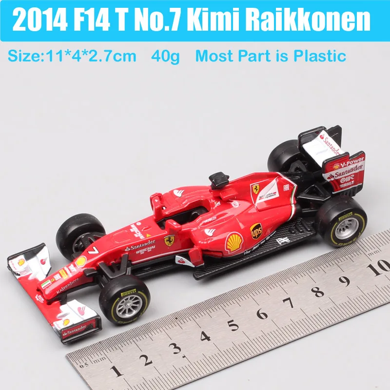 F14T No7 Kimi 1/43 масштаб bburago SF90 No#16 Charles Leclerc No#5 Sebastian SF71H SF70H RB14 Diecasts& Toy Vehicles гоночный автомобиль модель дети - Цвет: F14T No7 Kimi