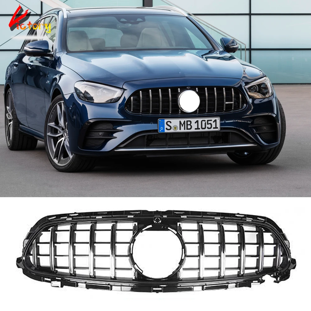 

Передний бампер для Mercedes E Class W213 E260l E300l E350l 2020 + ABS GT