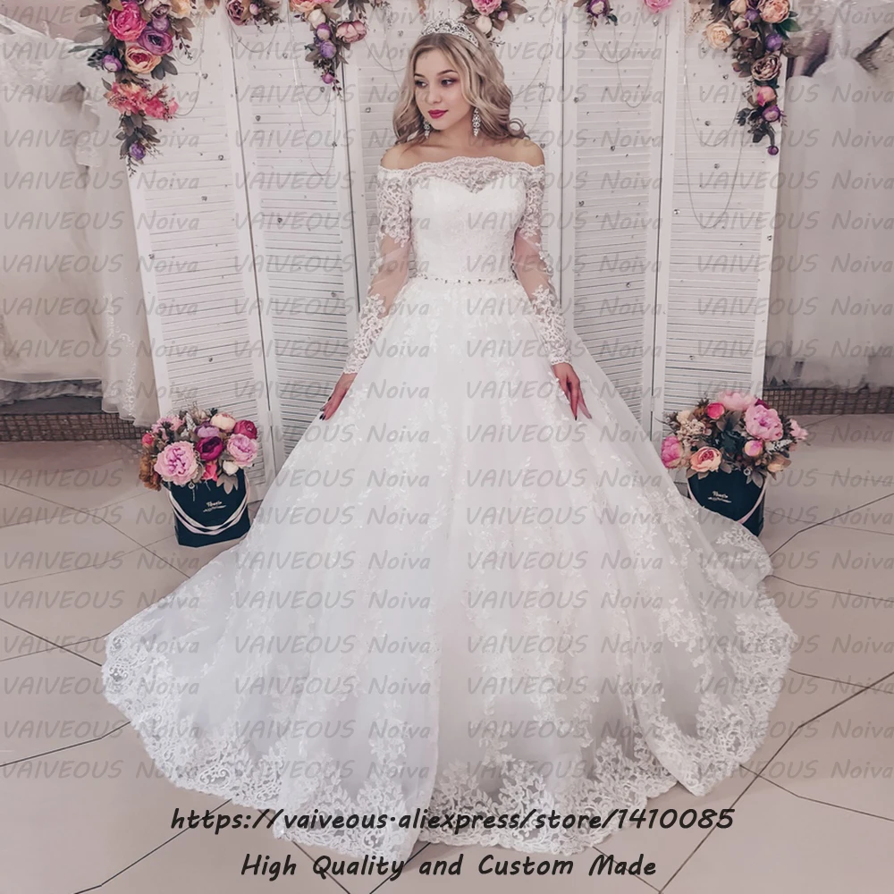 Винтажное свадебное платье с длинным рукавом 2020 Robe de Mariee новое поступление