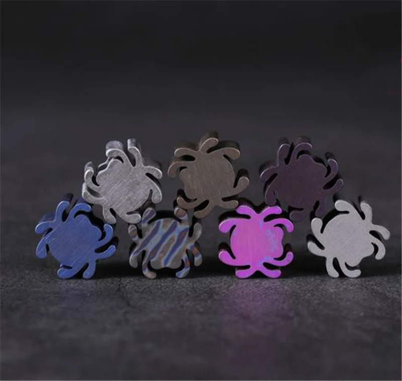 Creative Spider Shaped Beads Titanium Paracord Lanyard Bracelet Necklace Pendant Cosplay Accessories Jewelry Decor 1pcs | Украшения и