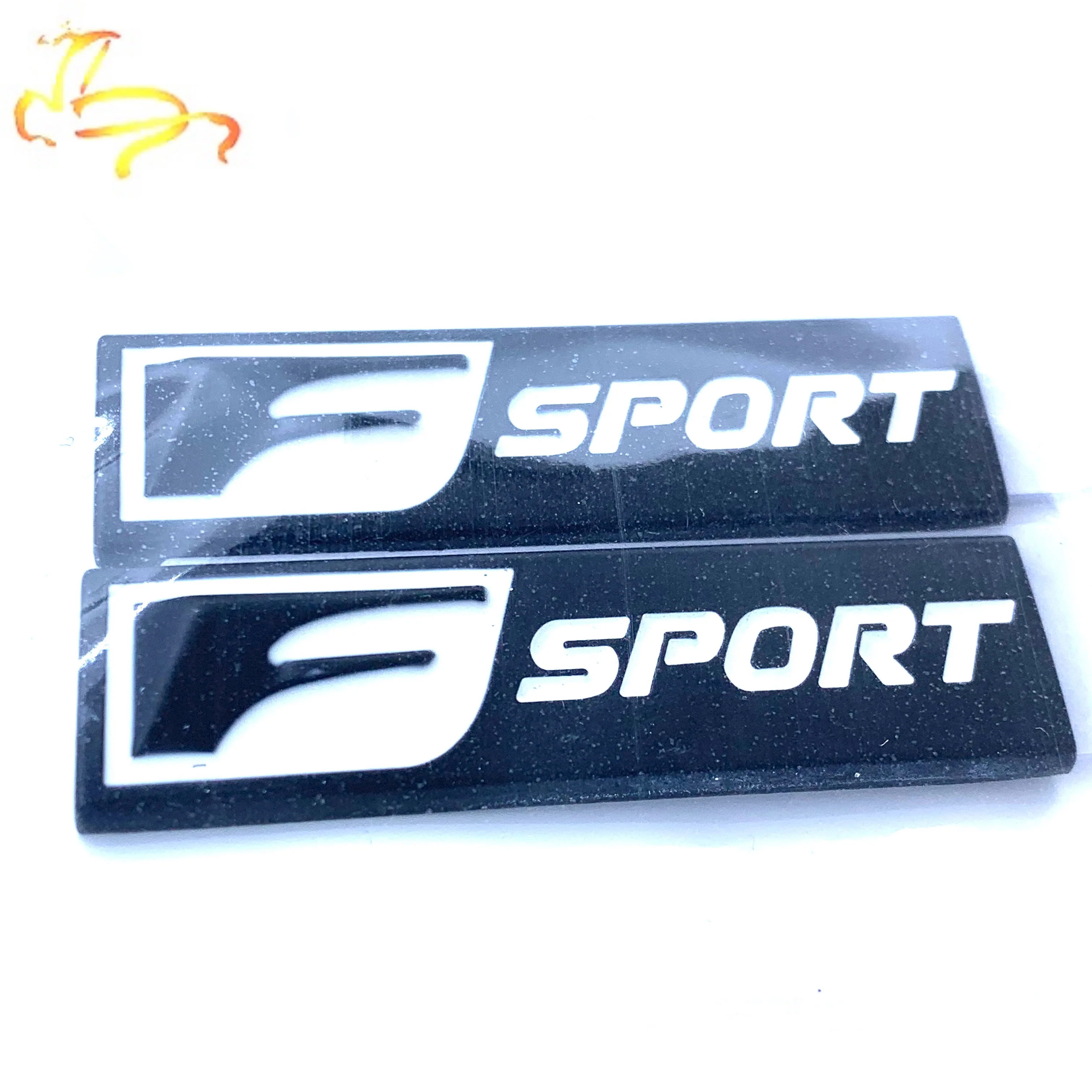 F Спортивная Автомобильная Наклейка 3D металлический значок наклейка задний