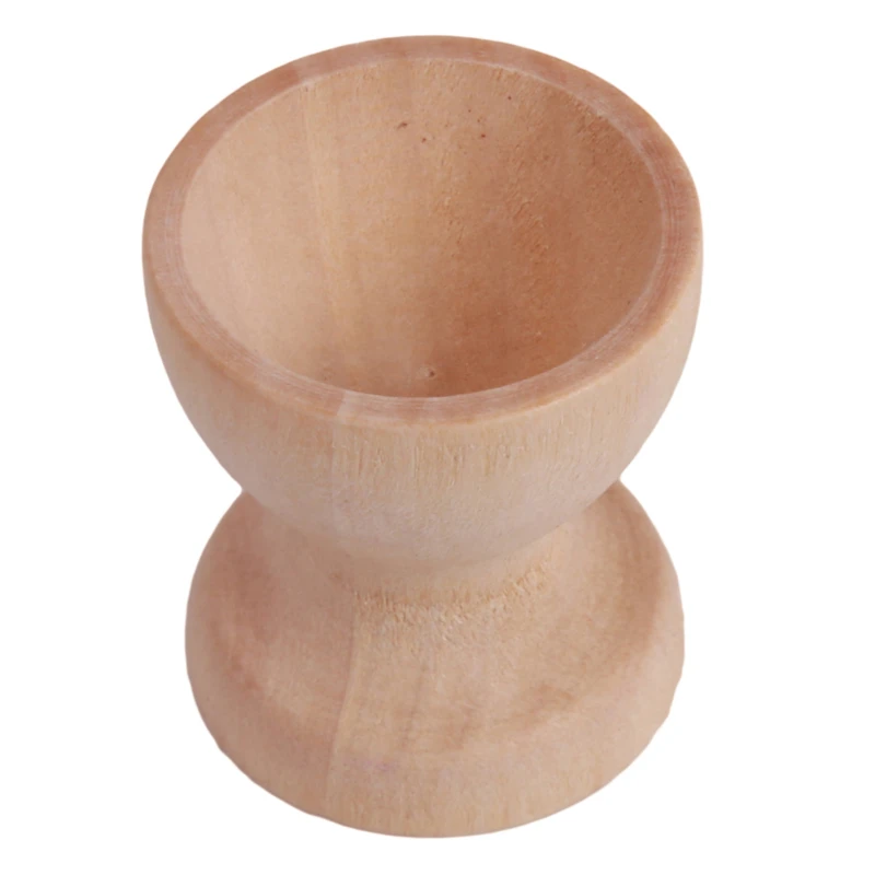 

Egg Base Color Wooden Simulation Egg Base Wine Glass Shape Egg Tray High Quality Exquisite Fashion Egg Tray Durable