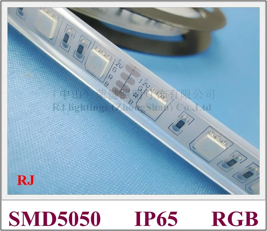 Водонепроницаемый RGB светодиодный светильник SMD 5050 гибкий DC12V SMD5050 60