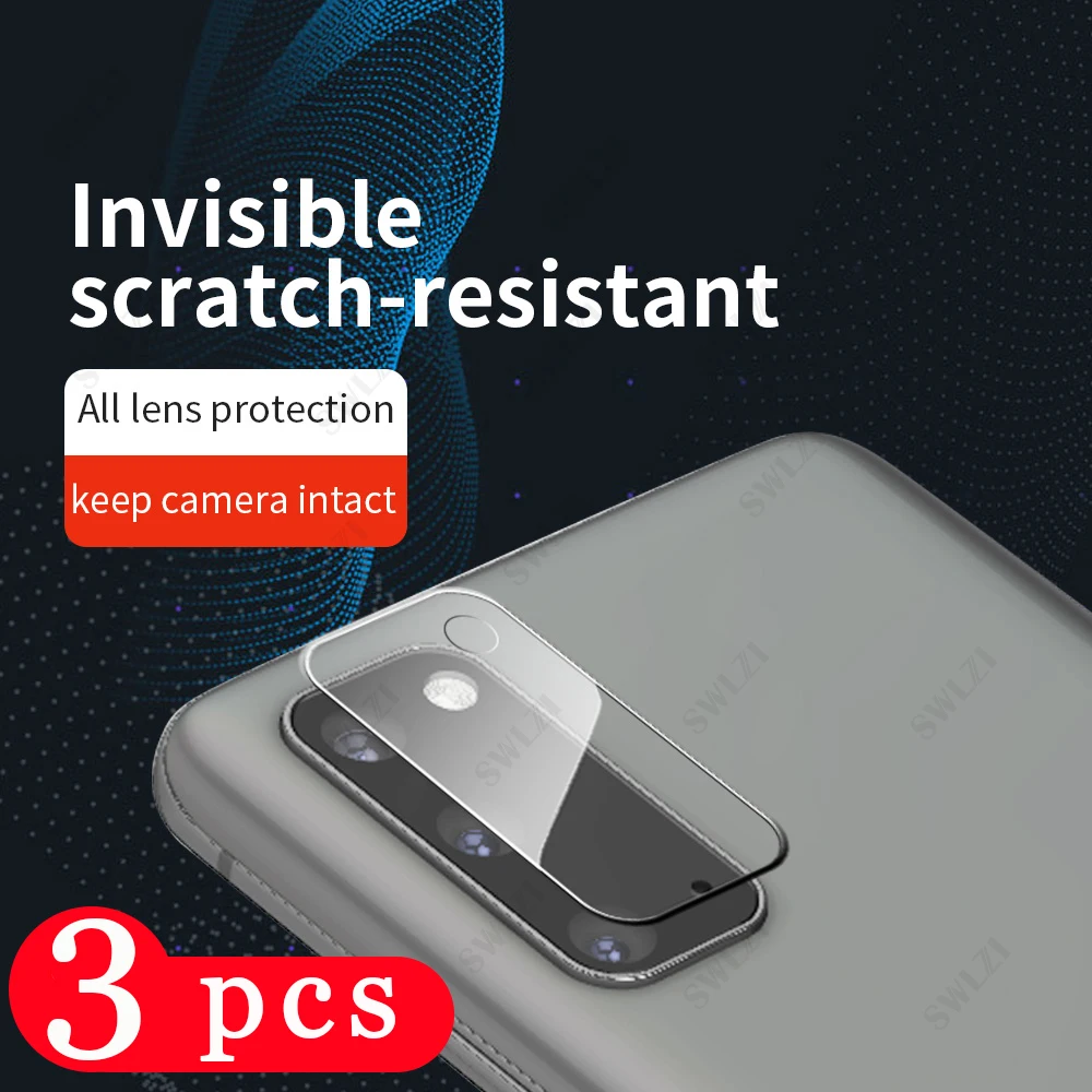 

3-1Pcs for Samsung Galaxy S10 5G Lite S10E S20 FE S21 Uitra plus Camera phone Screen Protector s8 S9 plus Camera Lens Film Glass