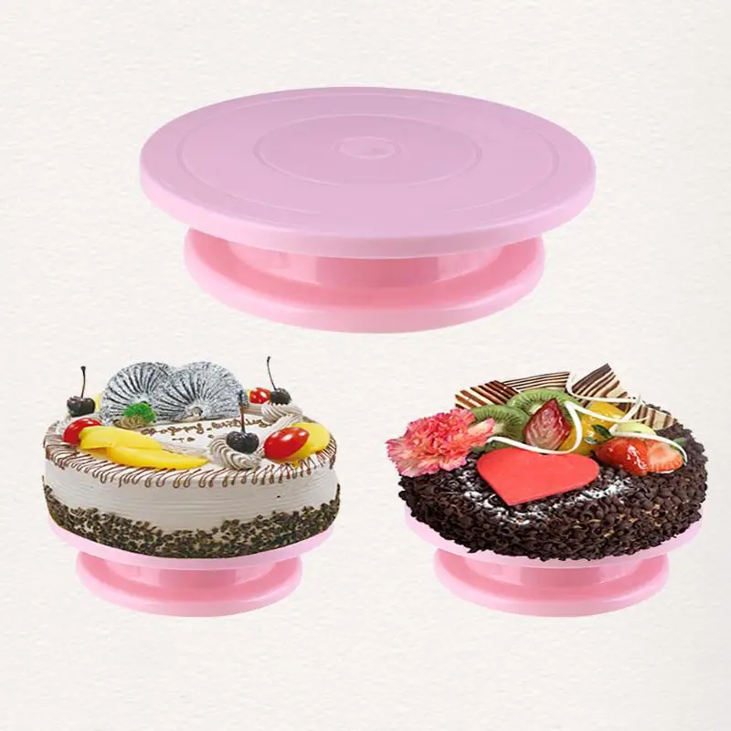 

Cake Turntable DIY Baking Mold Cake Plate Rotating Round Cake Decorating Tools Rotary Table Baking Accessories Pastry Supplies