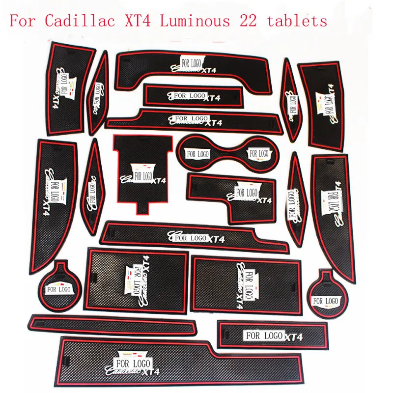 

Suitable for Cadillac XT4 door gap pad anti-skid pad XT4 interior decoration storage tank modification