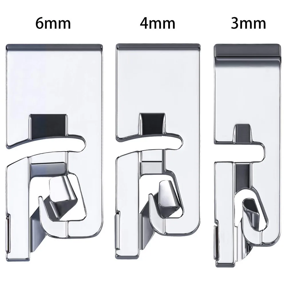 

3PC Hot Sale Sewing Hem Domestic Sewing Machine Foot Presser Rolled Hem Feet Set for Brother Singer Sewing Accessories 2021