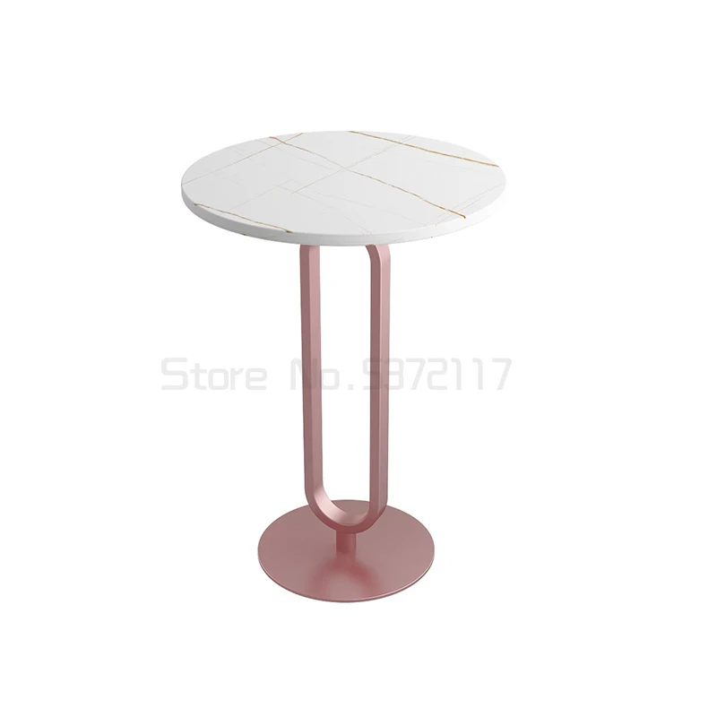 

Sofa side cabinet side cabinet bedside table light luxury living room corner table small round table European tea table