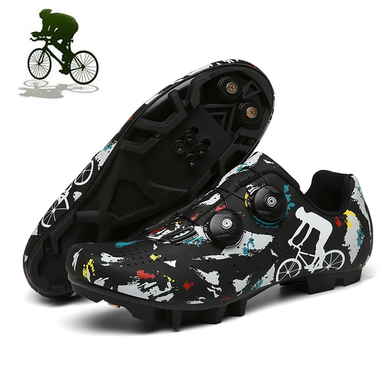 

Sapatilha Ciclismo Mtb Cycling Shoes Men Outdoor Sports Self-Locking Road Mountain Bike Sneakers Racing Women Bicycle Flat Cleat