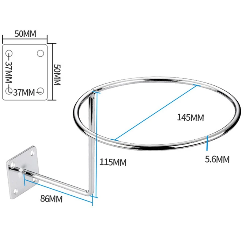 

1PC Ball Holder Claw Wall Mount Rack Display for Football Wall Mounted Sports Ball Holder Rack Display