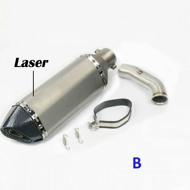 Modified Motorcycle Exhaust System Muffler Mid Link Pipe Connect Tube Slip On Silencer For KTM DUKE 125 250 390 RC390 2017-18 | Автомобили