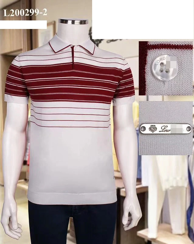 

shirt Billionaire polo silk men 2021 New fashion casual summer short sleeve British high quality Breathable big size M-5XL