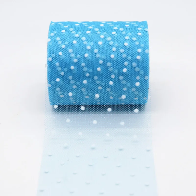 Тюль в белый горошек 7 5 см 20 ярдов/рулон|Украшения своими руками для вечеринки| |