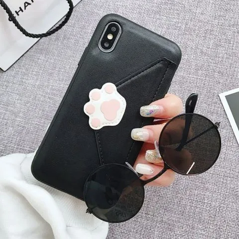 only case Модный ремешок через плечо кошелек чехол для телефона для iPhone 11 XS MAX XR X 7 8 6 6S Plus кожаный Слот для карт с плечевым ремнем - Цвет: only case