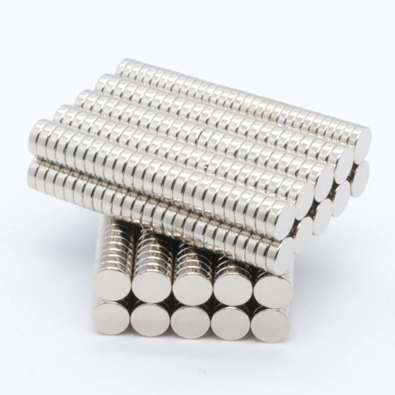 

1000pcs 6x2 mm NdFeB N35 Rare Earth Magnet Neodymium Magnets Craft Round Cylinder Bulk Customized Fridge 6 x 2 mm