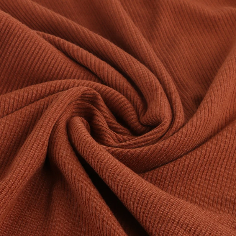 

Autumn Women Vintage Dress Winter Fashion Ruffles O Neck Ribbed Knitted Cotton Clothes Elegant Ladies Bodycon Mini Party Dress